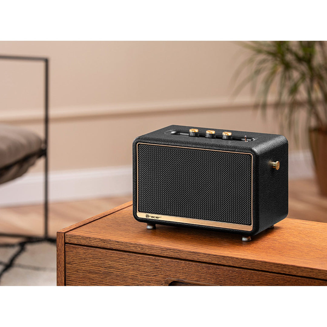 Преносим високоговорител Tracer, Bluetooth, FM радио, 30 W, черен, M30