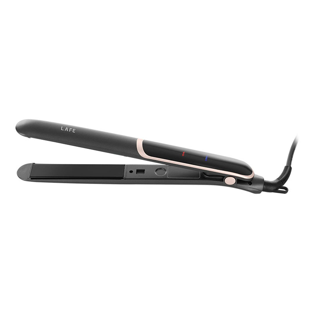 LAFE преса за коса с температурен контрол, 35 W, керамично покритие, Sleek & Shine Straightener