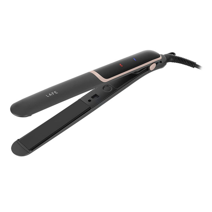 LAFE преса за коса с температурен контрол, 35 W, керамично покритие, Sleek & Shine Straightener