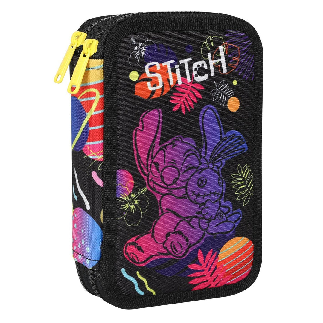 Coolpack калъф за моливи, две отделения, с аксесоари, Stitch, Jumper 2