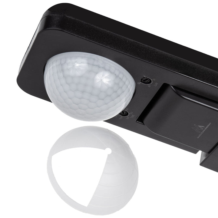 Maclean PIR датчик за движение, инфрачервен, IP65, макс. 2000 W, черен, MCE243 B, 2 броя
