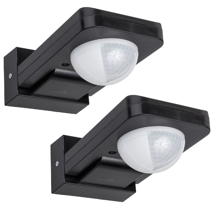 Maclean PIR датчик за движение, инфрачервен, IP65, макс. 2000 W, черен, MCE243 B, 2 броя