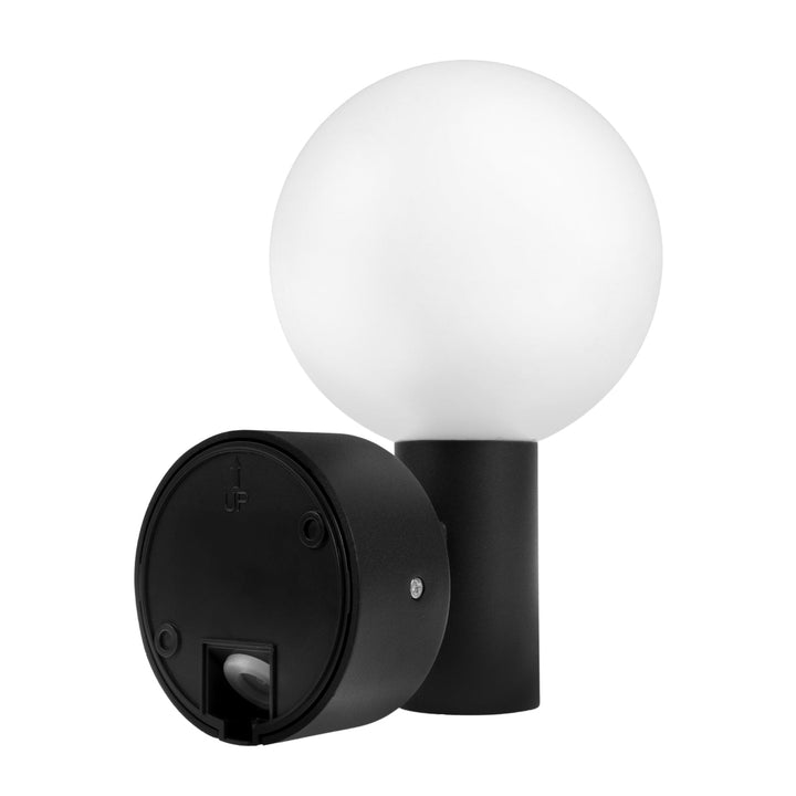 LED лампа Maclean с датчик за движение, PIR датчик за движение, черна, 15W, IP65, 1600lm, неутрално бял цвят (4000K) MCE515 B, 2 броя