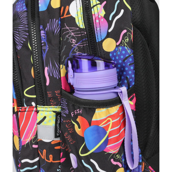 19 L Coolpack Jerry DISNEY STITCH училищен раница, черна + CoolPack три отделения калъф за моливи с JUMPER 3 STITCH аксесоари
