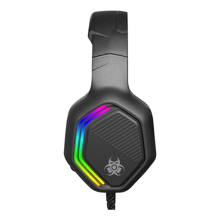 Геймърски слушалки Tracer, RGB подсветка, сгъваем микрофон, Gamezone GZ X3