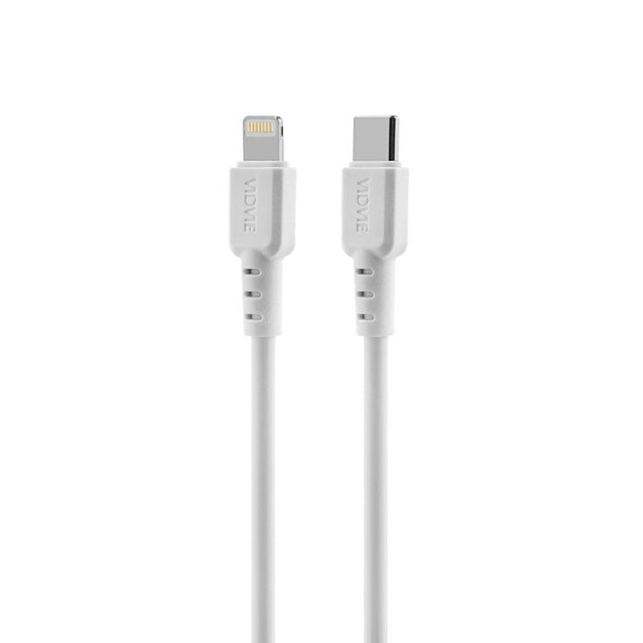 VIDVIE зарядно устройство за мрежа, 3A, 65W, 2x USB-C, 1x USB, USB-C/iPhone кабел, PLE262
