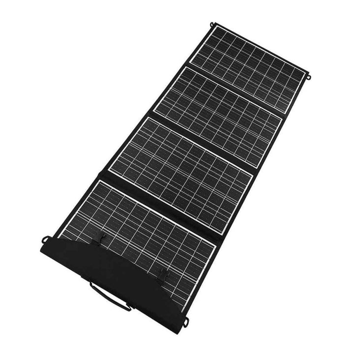 Слънчев панел, зарядно устройство, 60 W, 2 USB порта, черно и оранжево, A06