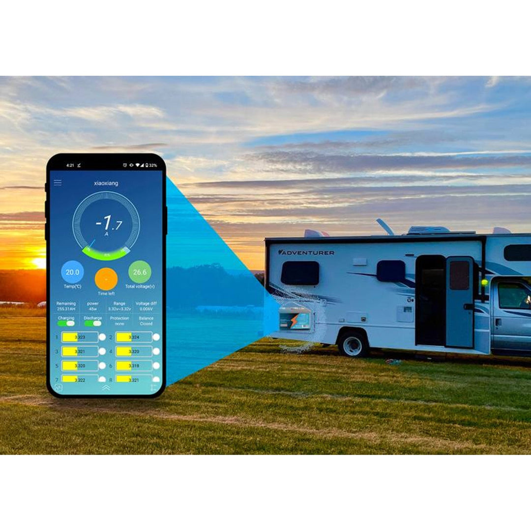 Lexton LiFePo4 литиево-железен фосфатен акумулатор, със система BMS, 12,8 V, 100 Ah, LXLFP100
