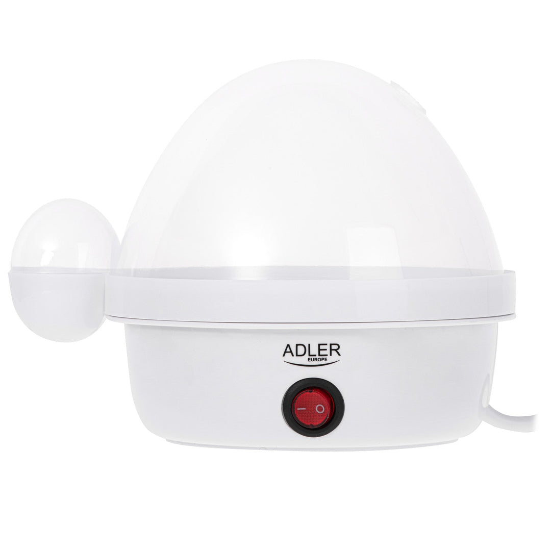 Автоматична машина за варене на яйца Adler, за 7 яйца, 450 W, бяла, AD 4459