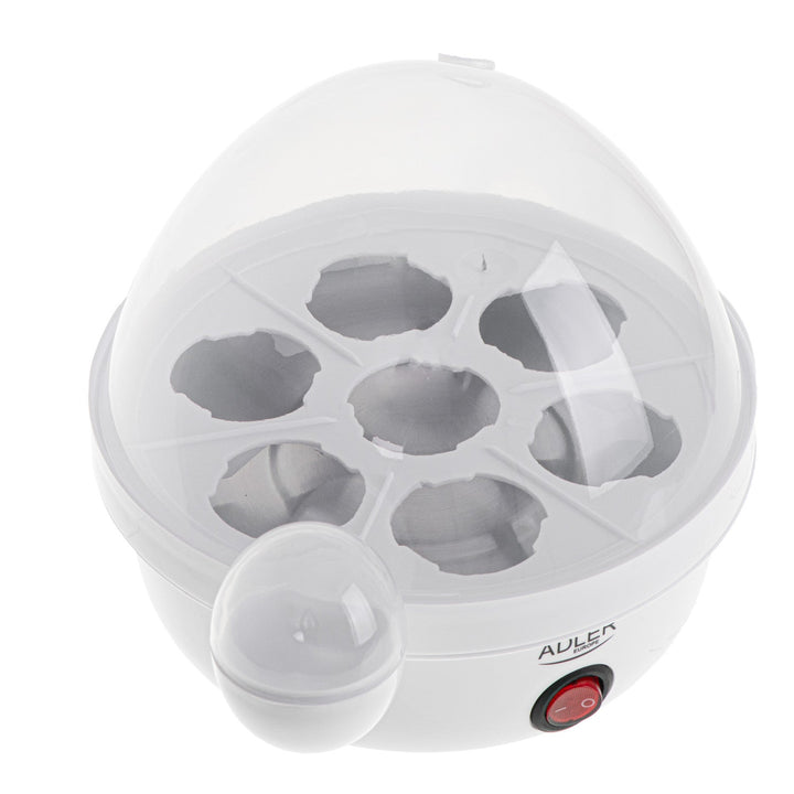 Автоматична машина за варене на яйца Adler, за 7 яйца, 450 W, бяла, AD 4459