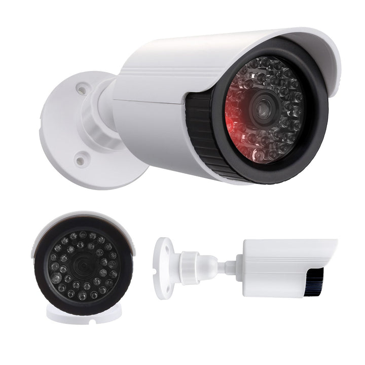 Фалшива тръбна камера, IR LED диоди, бяла, 2xAA захранване (не е включено), ABS, IR1800 W