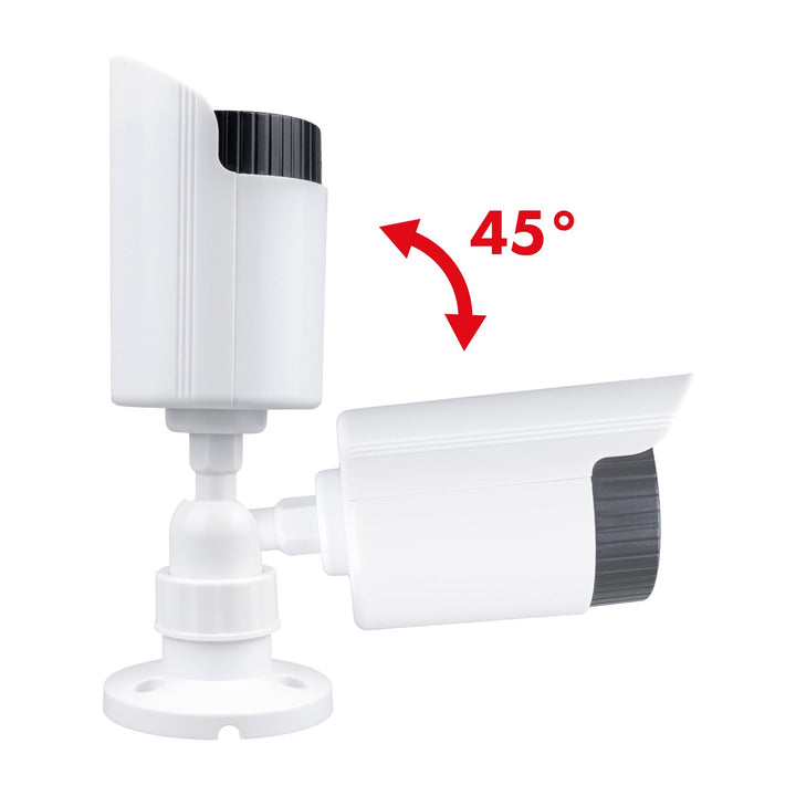 Комплект от две фалшиви тръбни камери, IR LED диоди, бели, 2xAA захранване (не е включено), ABS, IR1800 WT