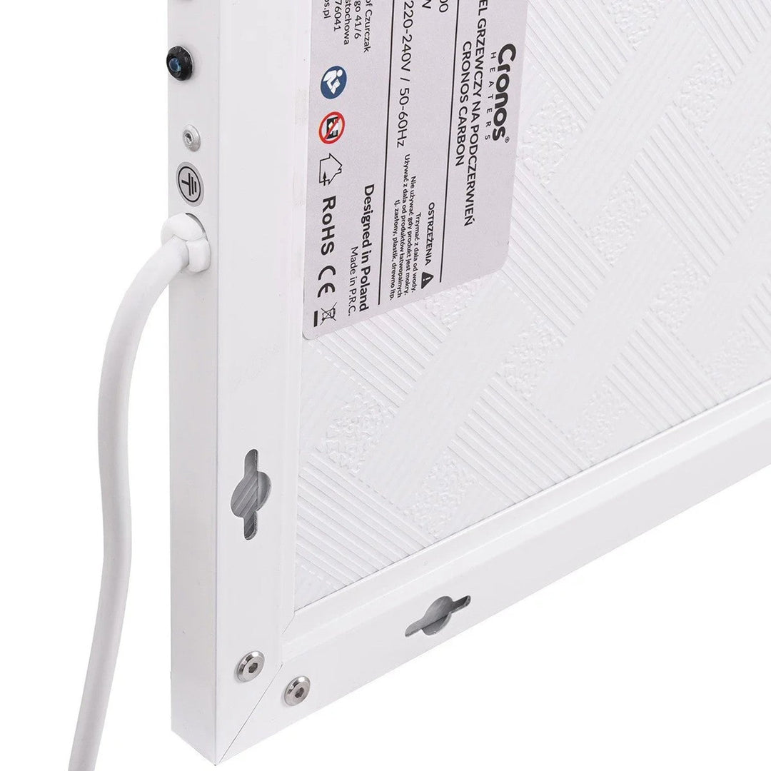 Инфрачервен нагревател Cronos, 800 W, матова повърхност, ултратънък, Carbon P800