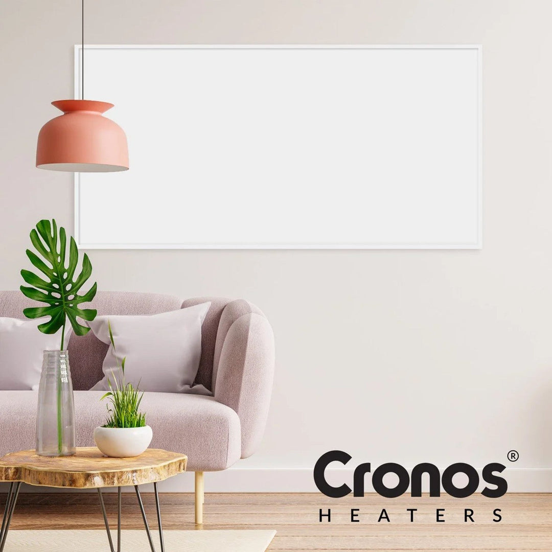Инфрачервен нагревател Cronos, 1000 W, матова повърхност, ултратънък, Carbon P1000