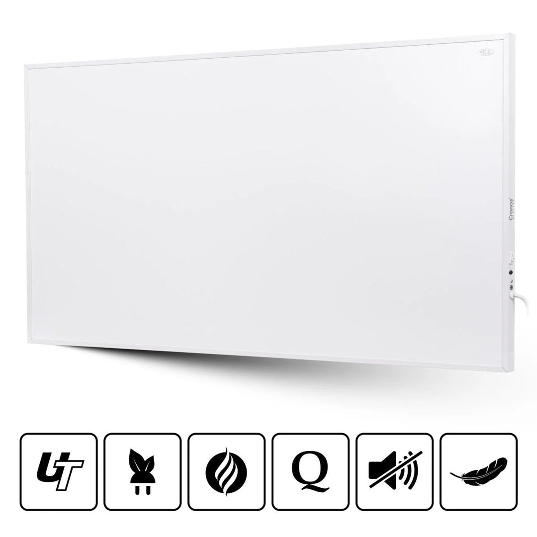 Инфрачервен нагревател Cronos, 1000 W, матова повърхност, ултратънък, Carbon P1000
