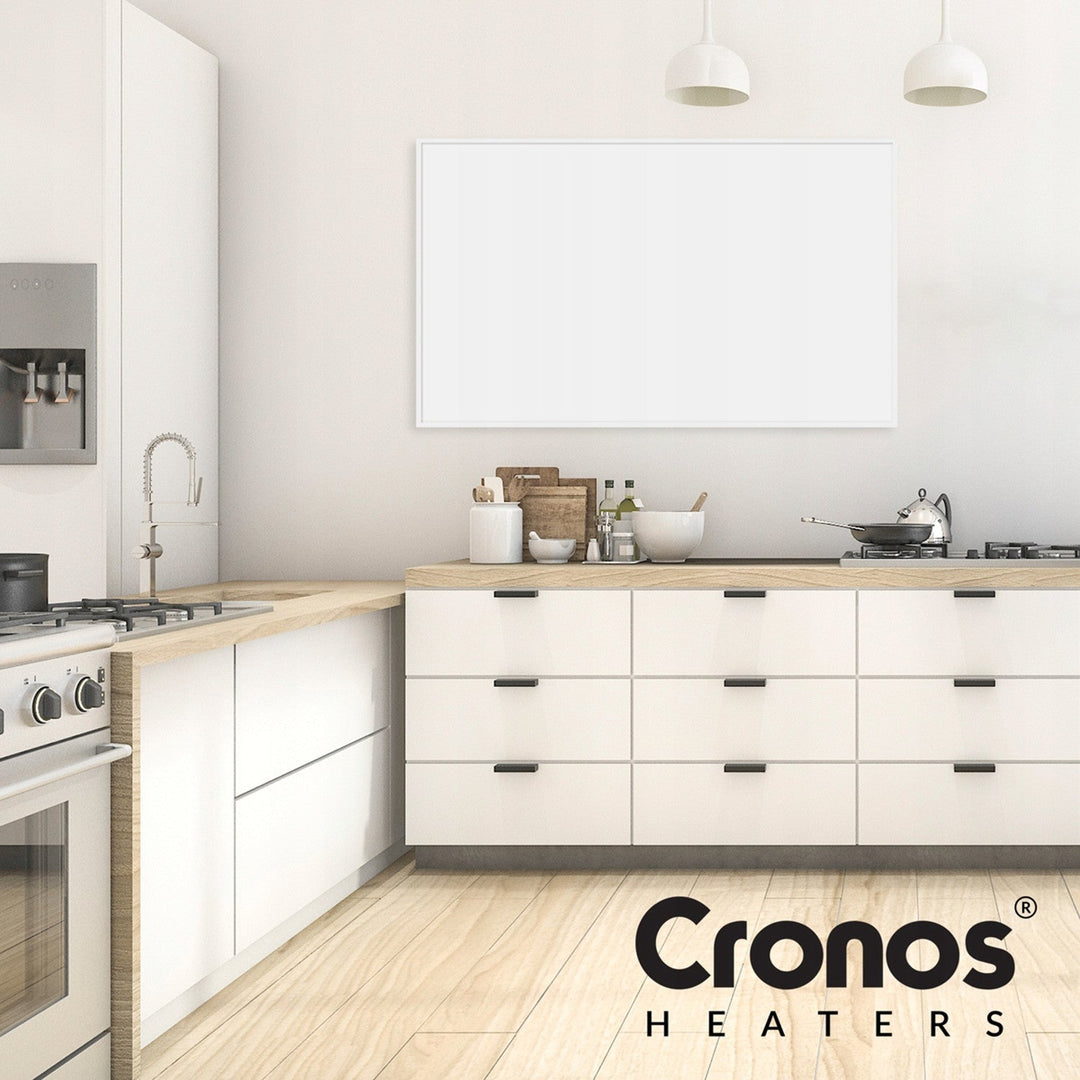 Инфрачервен нагревател Cronos, 1000 W, матова повърхност, ултратънък, Carbon P1000