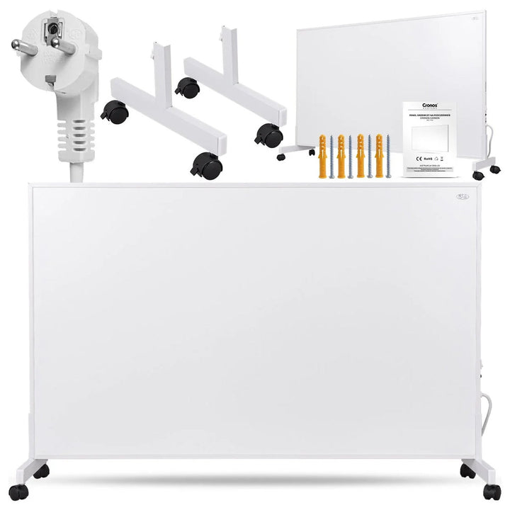 Инфрачервен нагревател Cronos, 1000 W, матова повърхност, ултратънък, Carbon P1000
