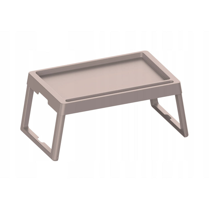 Практична сгъваема маса, преносима, за градинско легло, поднос за закуска, цвят капучино, 56120722