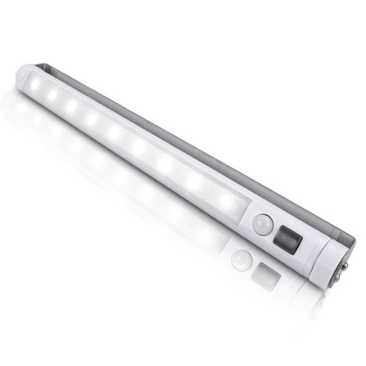 LED лампа за кухня Maclean, под шкаф 9 SMD, захранвана с батерии, PIR сензор за включване/изключване, MCE166 + 3x Varta Industrial LR6/AA R-06 батерии