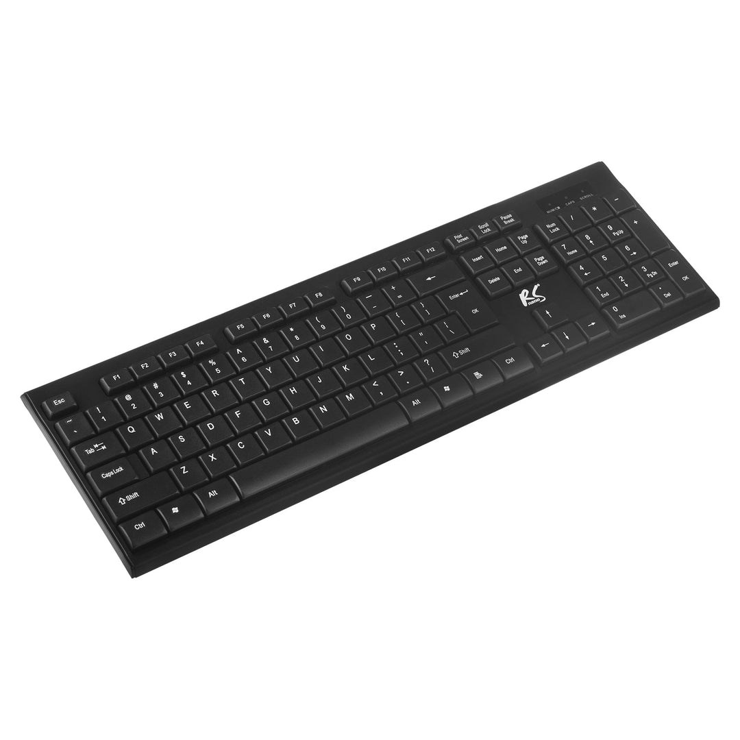COMBO NanoRS безжична клавиатура + мишка, RS580 + 2x Varta Industrial AAA алкални батерии