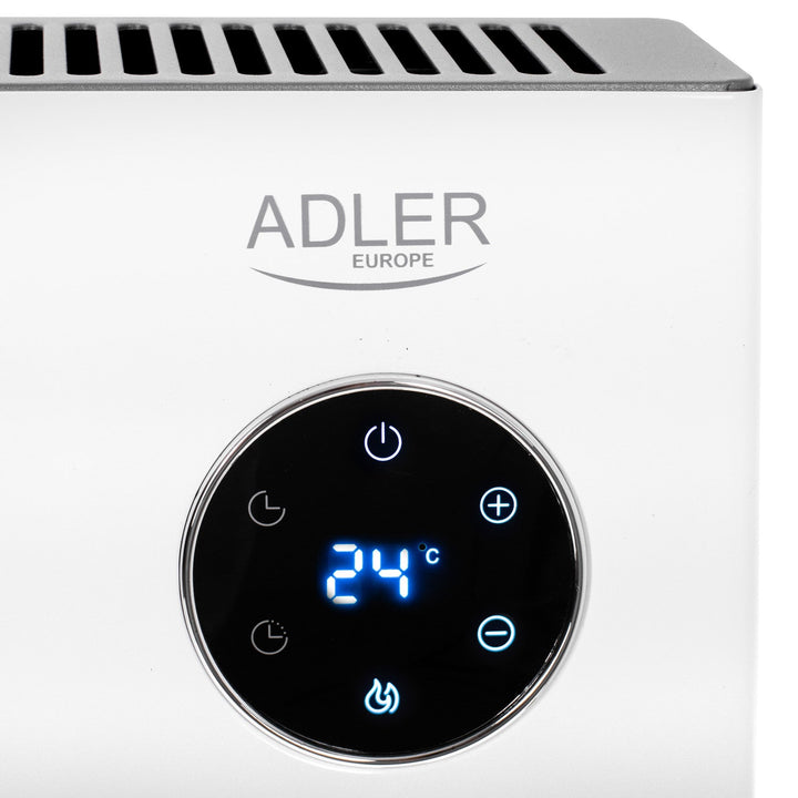 Конвекторна печка Adler, LED дисплей, дистанционно управление, 3 нива на отопление, термостат, макс. 2000 W, AD 7752