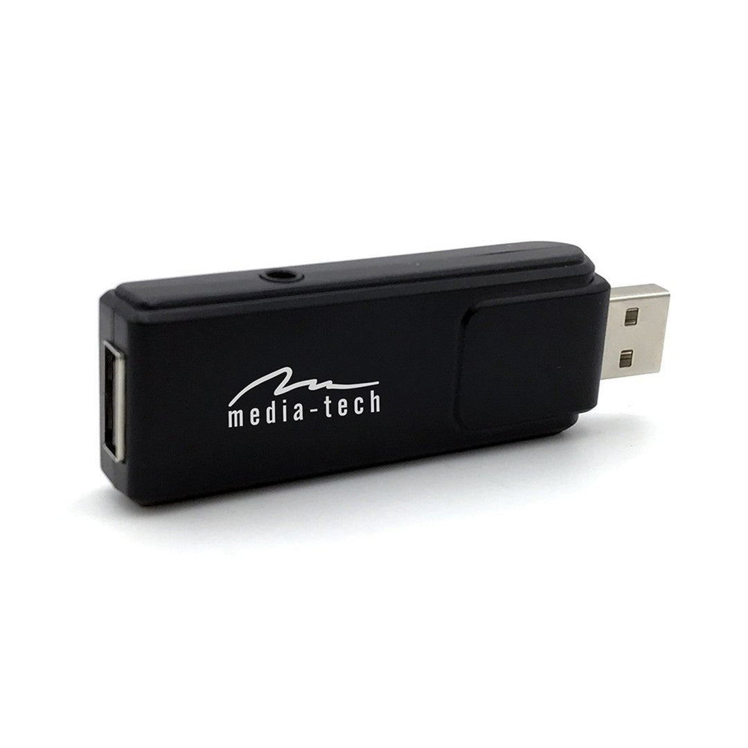 Два безжични микрофона с USB приемник за караоке високоговорител, Mediatech MT395