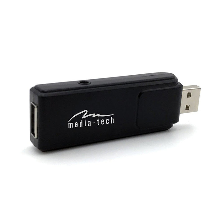 Два безжични микрофона с USB приемник за караоке високоговорител, Mediatech MT395