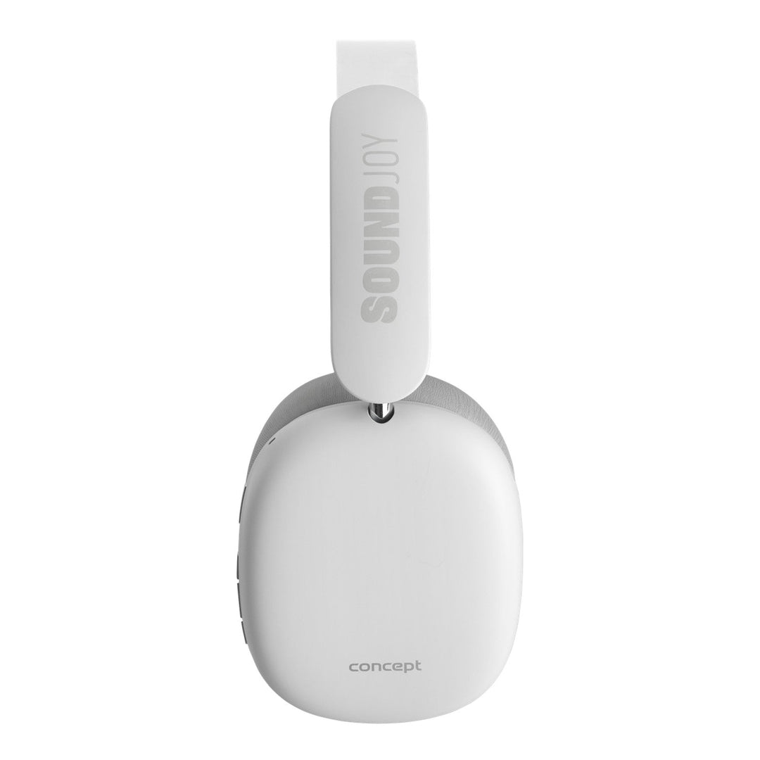 Concept SoundJoy безжични слушалки, до 70 часа време за възпроизвеждане, Bluetooth 5.4, бързо зареждане, активно шумопотискане до 33dB, бели, HS4061