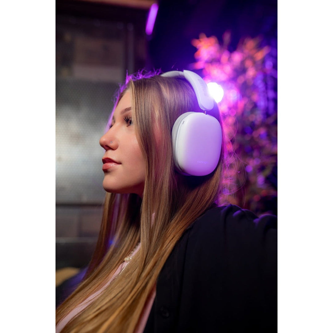 Concept SoundJoy безжични слушалки, до 70 часа време за възпроизвеждане, Bluetooth 5.4, бързо зареждане, активно шумопотискане до 33dB, бели, HS4061
