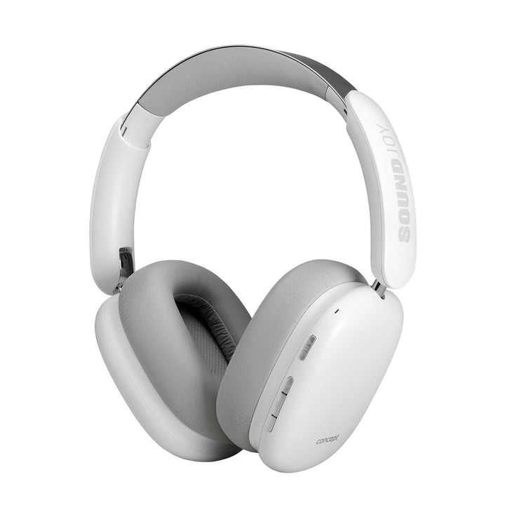 Concept SoundJoy безжични слушалки, до 70 часа време за възпроизвеждане, Bluetooth 5.4, бързо зареждане, активно шумопотискане до 33dB, бели, HS4061