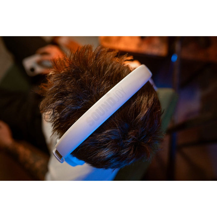 Concept SoundJoy безжични слушалки, до 45 часа време за възпроизвеждане, Bluetooth 6.0, бързо зареждане, активно шумопотискане до 18dB, бели, HS4081
