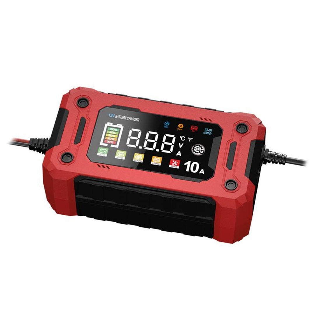 Зарядно устройство LTC Energy, 3,3–14,7 V, 10 A, AGM/GEL/LiFePO4, автоматичен режим, LXPOE10