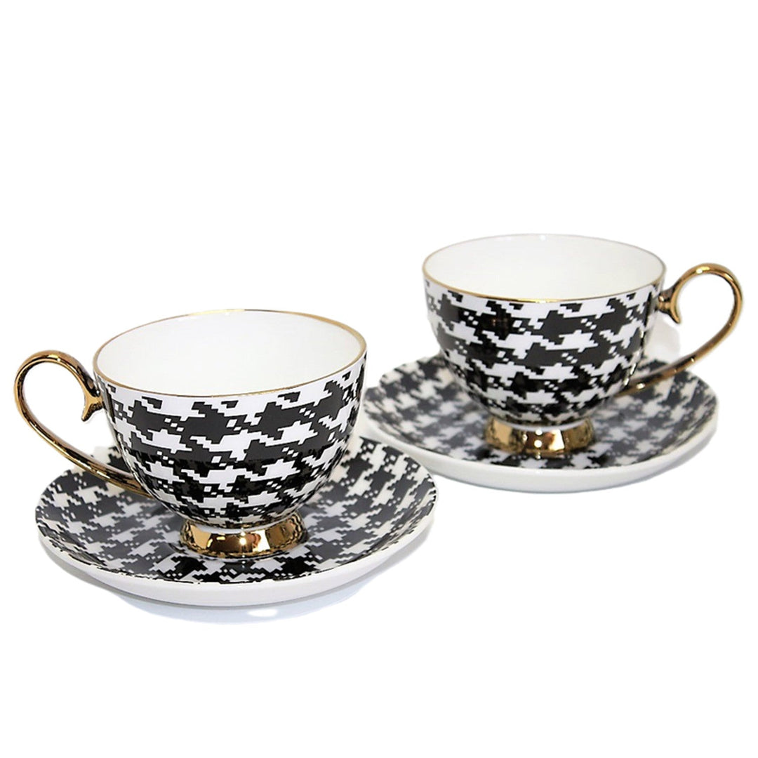 Чаши за еспресо 2+2 Pepitka Gold Accents Порцелан, Queen Isabel