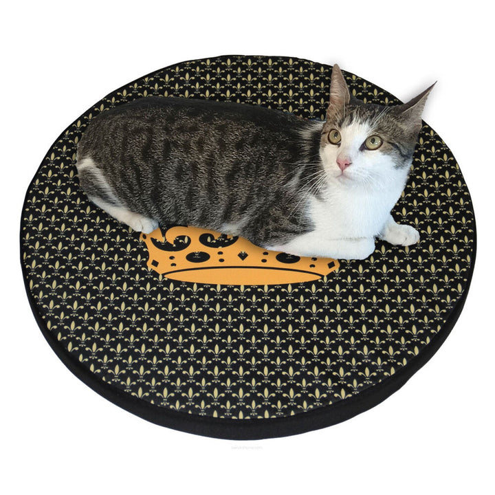 Легло/матрак за котки Bertoni, изработено от гъвкава пяна, диаметър 55 cm, модел Korona, Ring