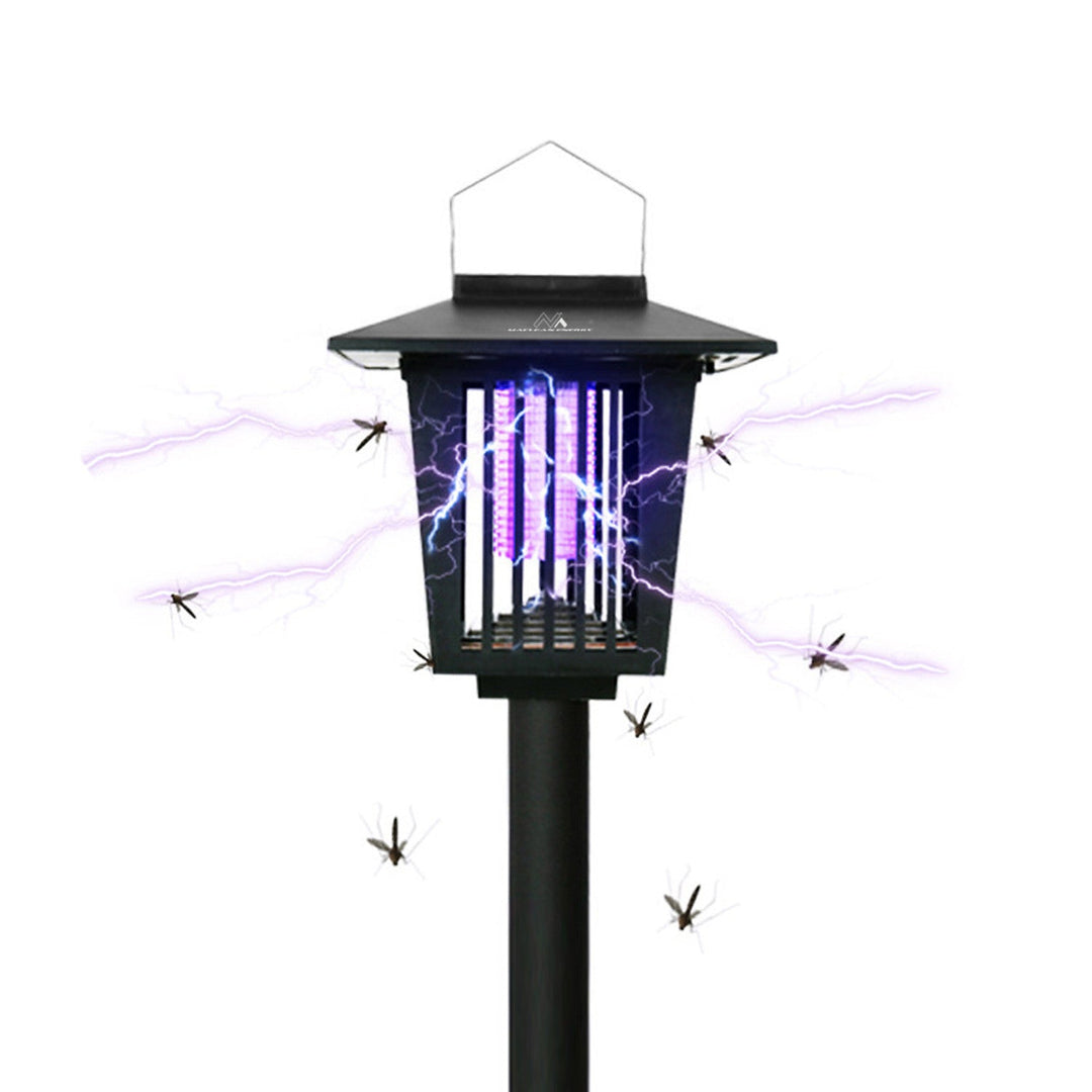 Maclean слънчева LED лампа за убиване на насекоми, IP44, LED/UV, 2*AA Ni-MH 200 mAh батерия, 2V DC слънчева MCE448, 2 броя