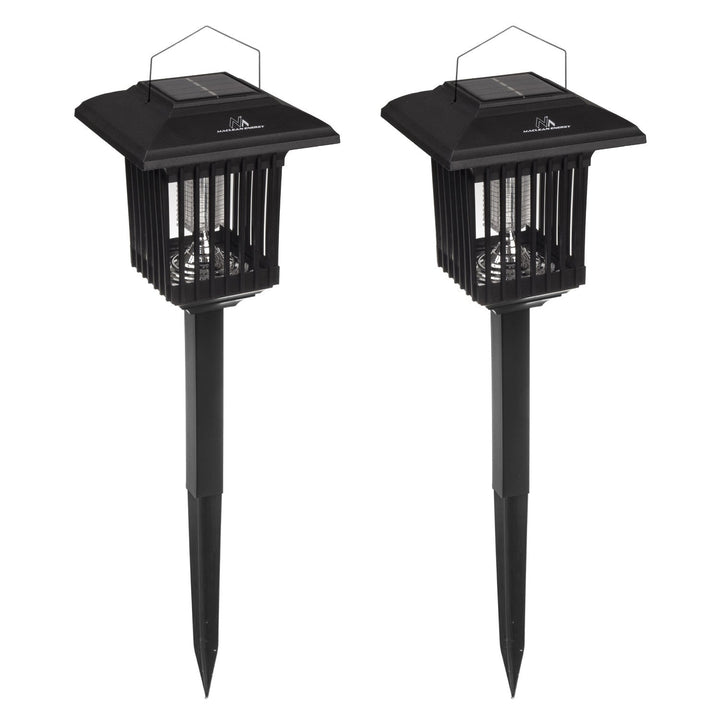 Maclean слънчева LED лампа за убиване на насекоми, IP44, LED/UV, 2*AA Ni-MH 200 mAh батерия, 2V DC слънчева MCE448, 2 броя