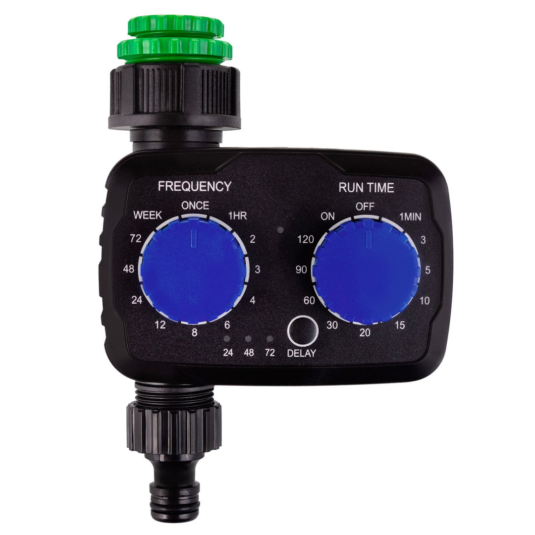GreenBlue електронен контролер за напояване, програмист, захранване 2x 1,5V AA, GB391 + 2x AA Varta Industrial алкални батерии