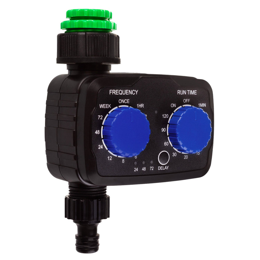 GreenBlue електронен контролер за напояване, програмист, захранване 2x 1,5V AA, GB391 + 2x AA Varta Industrial алкални батерии