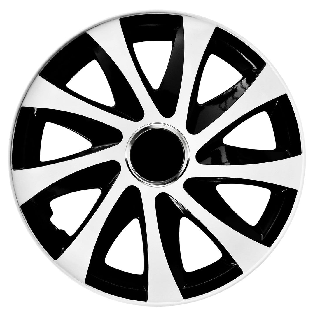 Универсална капачка за джанта 14'' NRM Drift Extra бяла и черна 1 брой