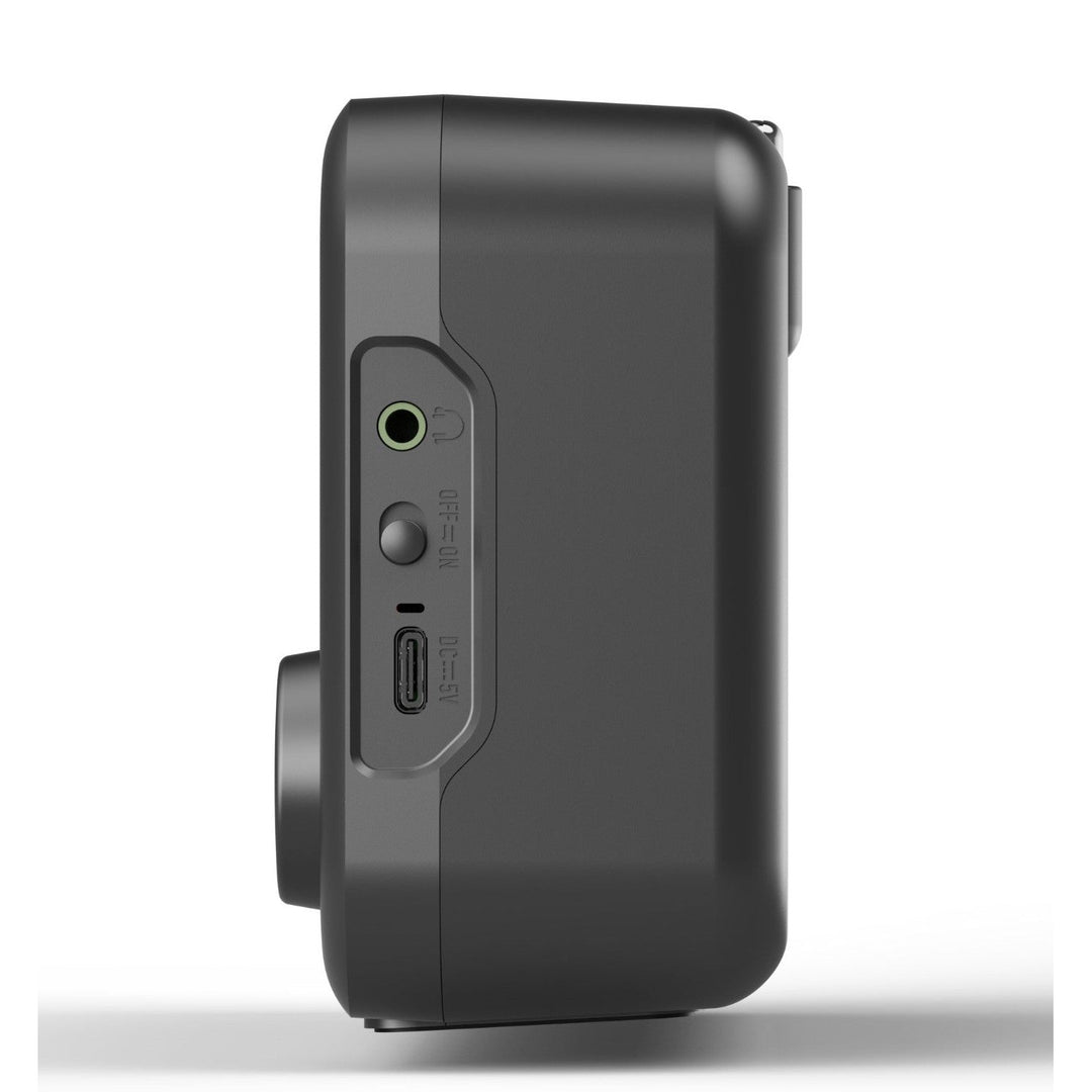 Преносимо радио Blaupunkt, цифрово радио DAB+ и FM тунер, Bluetooth, изход за слушалки, 2,4-инчов цветен дисплей, часовник и аларма, захранване с батерия и зареждане чрез USB-C, DR8BK
