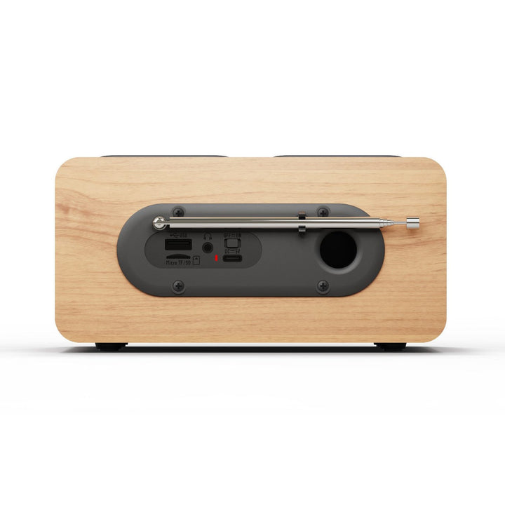 Преносимо радио Blaupunkt, цифрово радио DAB+ и FM тунер, Bluetooth, изход за слушалки, USB и microSD плейър, LCD дисплей, часовник и аларма, захранва се от USB-C акумулаторна батерия, DR10CR