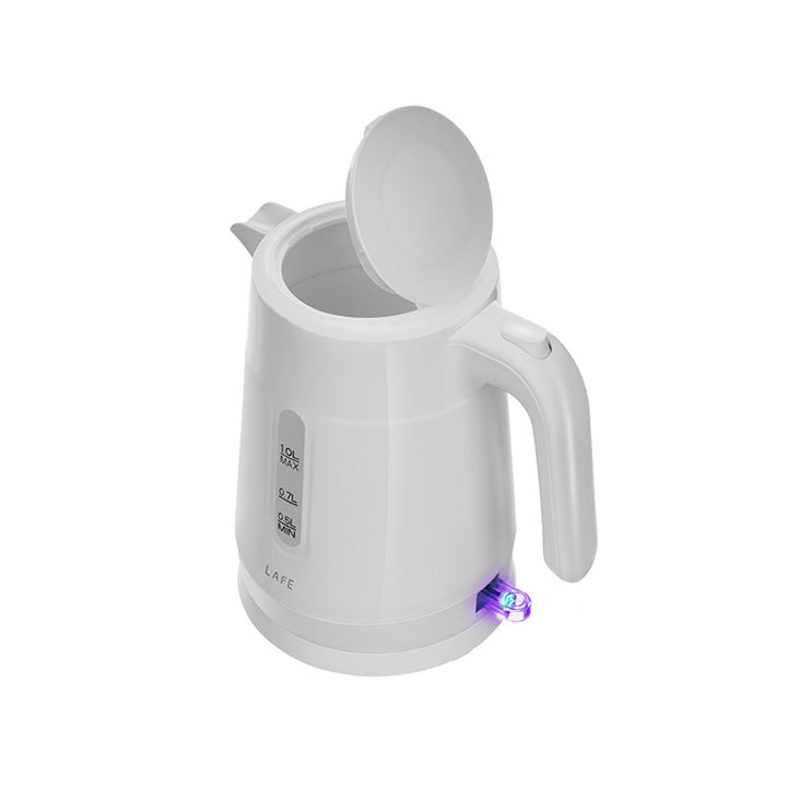 Електрическа кана Lafe, капацитет 1 литър, мощност 1500 W, бял цвят, Essential S