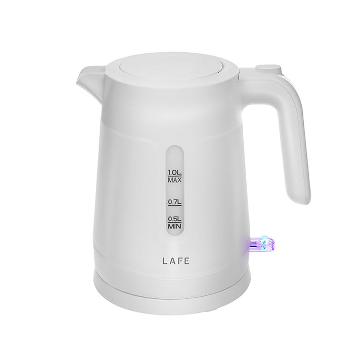Електрическа кана Lafe, капацитет 1 литър, мощност 1500 W, бял цвят, Essential S