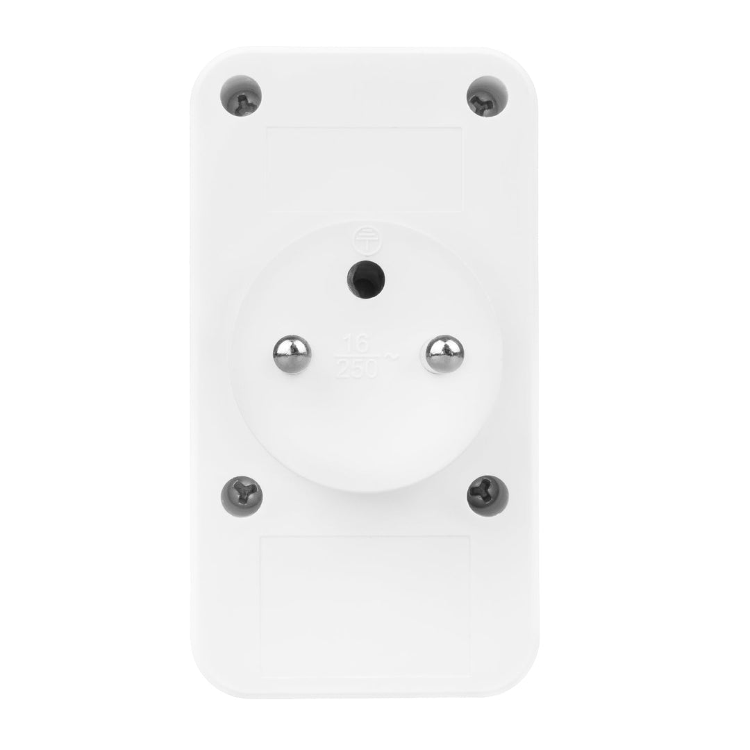 Маклин контакт x2 + 4xUSB, сплитер с 2 контакта, 2xUSB A, 2xUSB C PD 20W, 1x16A + 1x6A, MCE249 F/W, 3 броя
