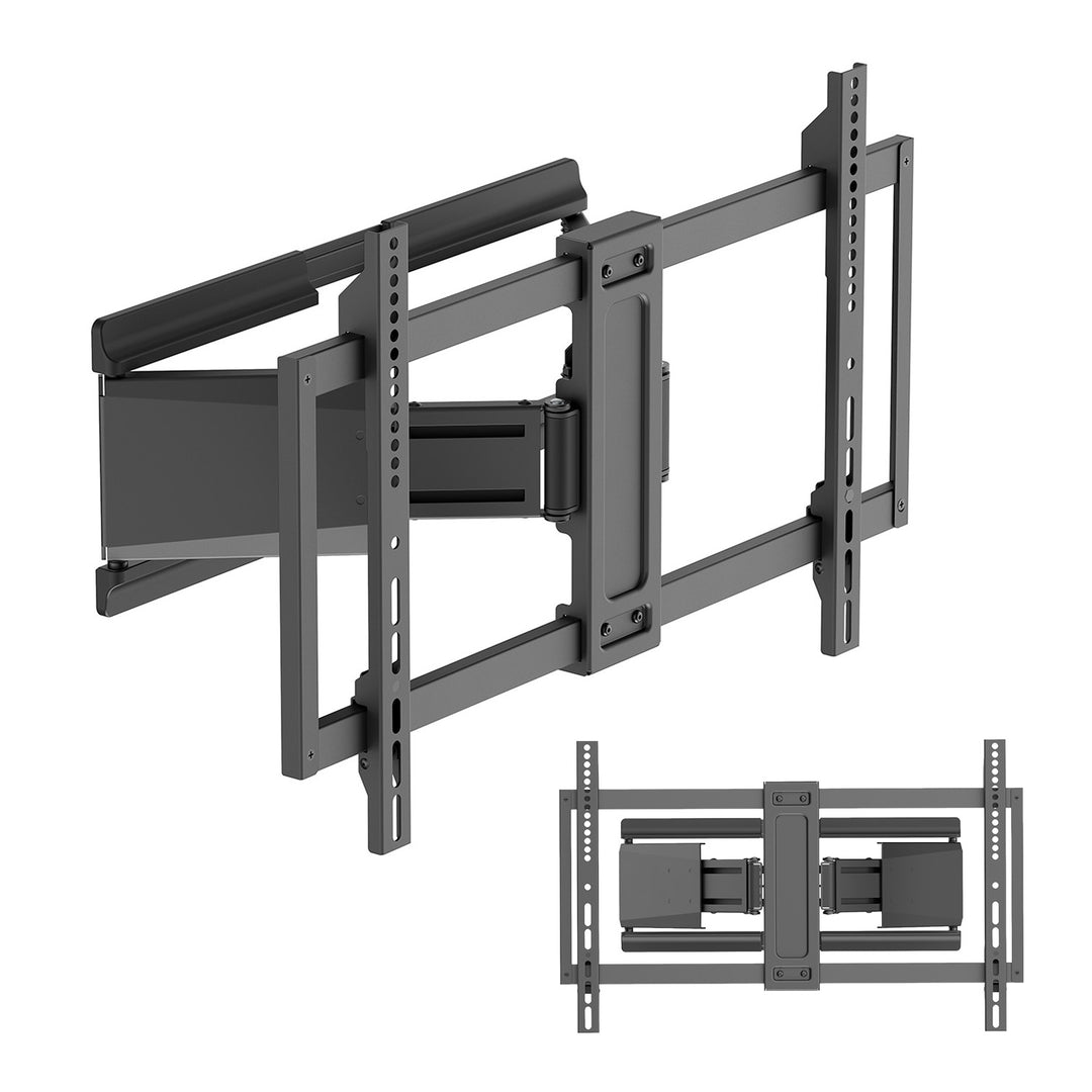 Стойка/закачалка за телевизор Maclean, макс. VESA 600x400, 37-90", макс. натоварване 65 кг, черна, MC-881 N