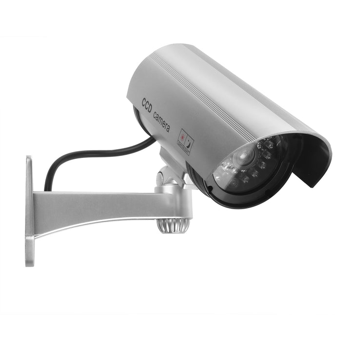 Фалшива камера с мигащ LED IR1100 S IR за външна употреба + 2x AA Varta Industrial батерии