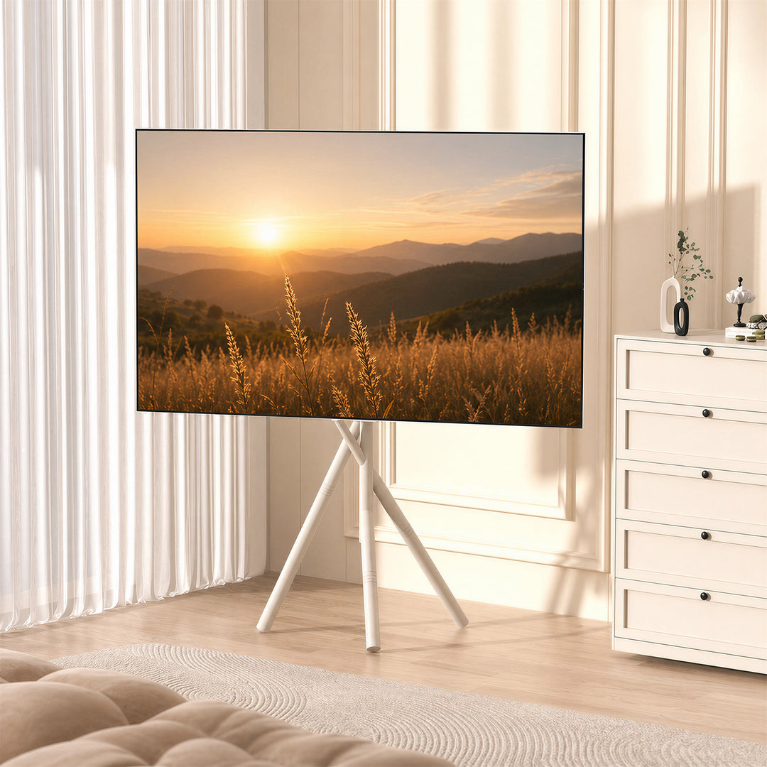 Стойка за телевизор Maclean, 37-80", макс. VESA 600x400, макс. 60 кг, MC-182 W