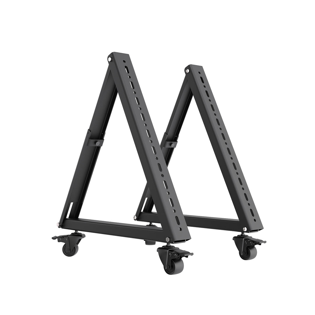 Количка / подова стойка за телевизор Maclean, 37-80", макс. VESA 800x400, макс. 75 кг, мобилна, с блокировка на колелата, MC-183