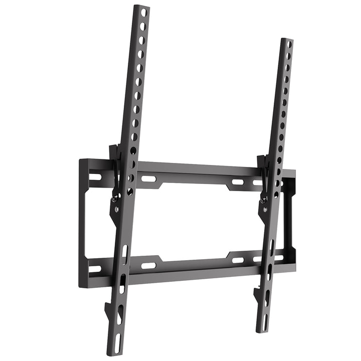 Стойка / закачалка за телевизор Maclean, макс. VESA 400x400, 32-75", до 45 кг, черна, регулиране на наклона 0°~-8°, MC-187