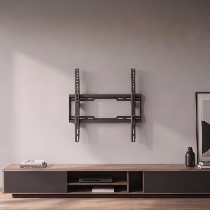 Стойка / закачалка за телевизор Maclean, макс. VESA 400x400, 32-75", до 45 кг, черна, регулиране на наклона 0°~-8°, MC-187